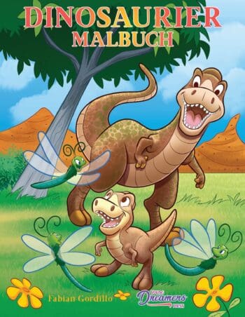 Dinosaurier Malbuch