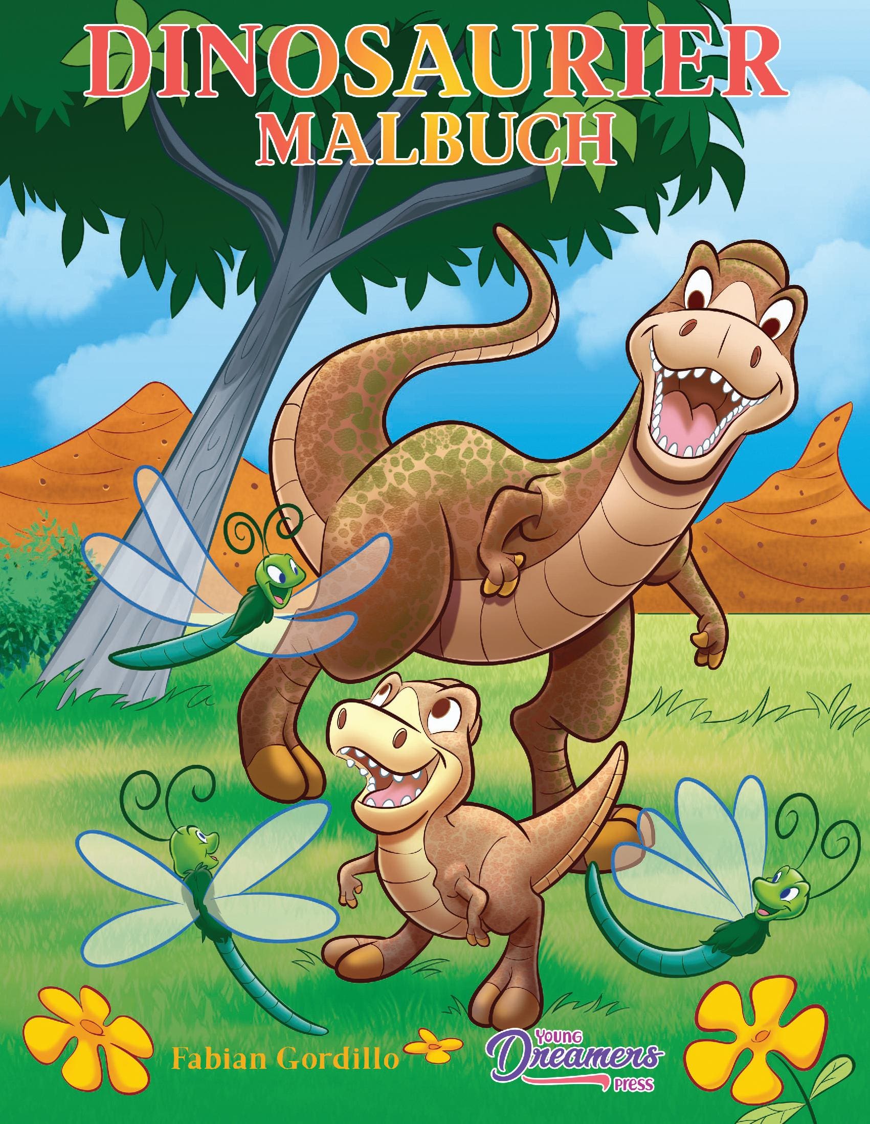 Dinosaurier Malbuch