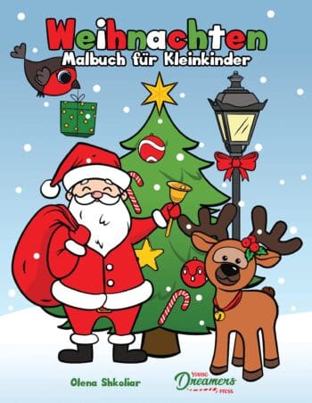 Weihnachten Malbuch für Kleinkinder