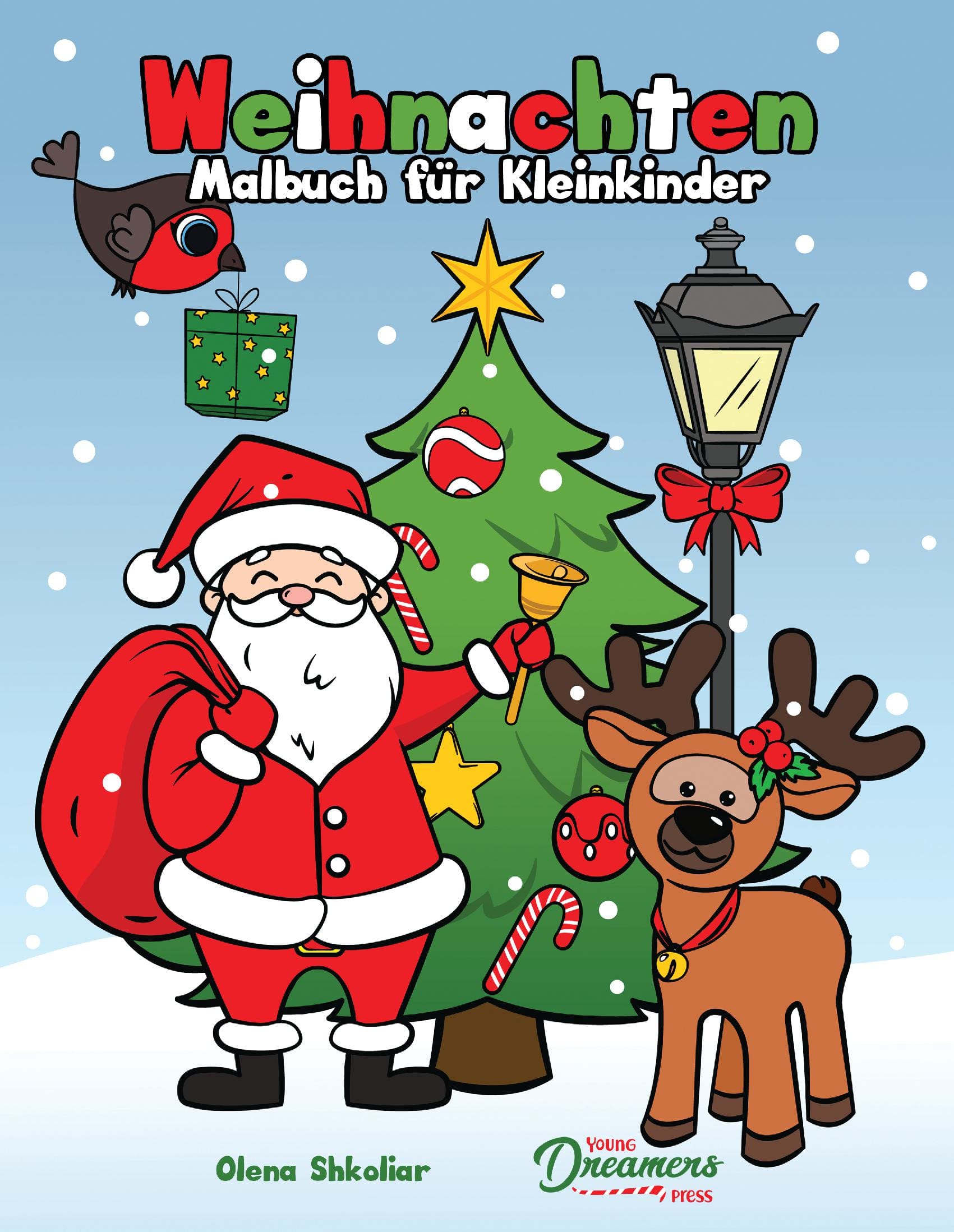Weihnachten Malbuch für Kleinkinder