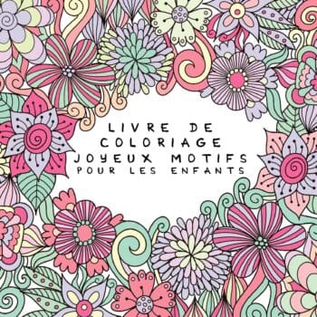 Livre de coloriage joyeux motifs pour les enfants