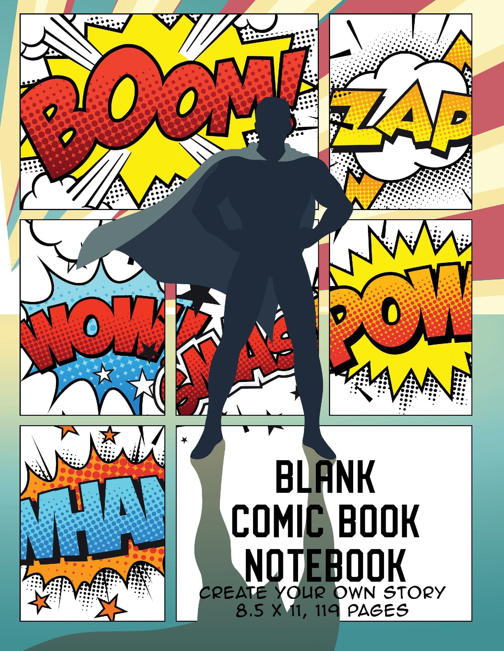 Blank Comic Book Notebook