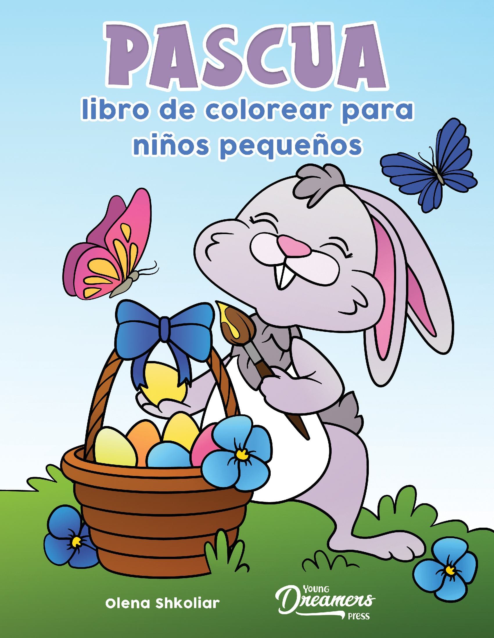 Pascua libro de colorear para niños pequeños