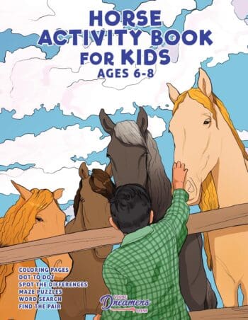 Horse Activity Book for Kids Ages 6-8