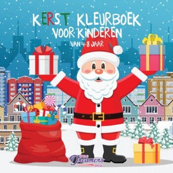 Kerst kleurboek voor kinderen van 4-8 jaar