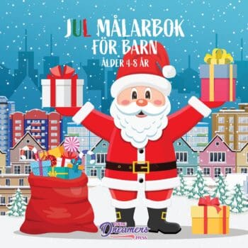 Jul Målarbok för barn Ålder 4-8 år