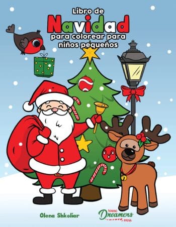 Libro de Navidad para colorear para niños pequeños