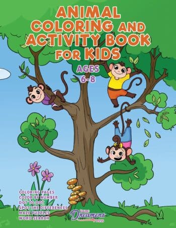 Animals Activity Book for Kids Ages 6-8