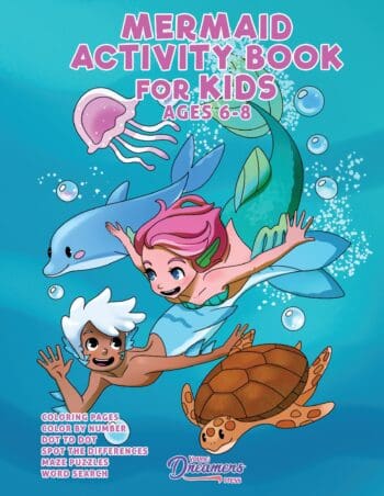Mermaid Activity Book for Kids Ages 6-8