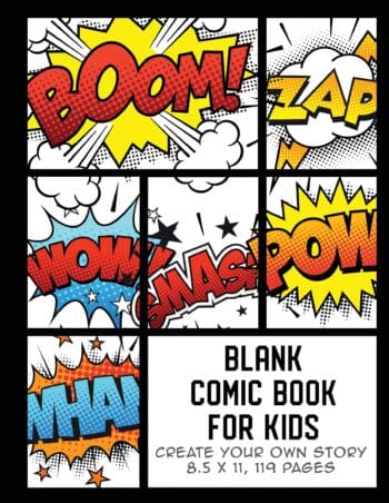 Blank Comic Book for Kids