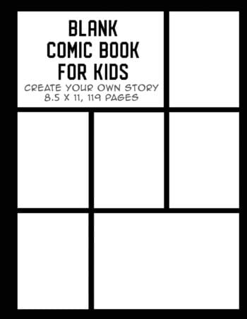 Blank Comic Book for Kids