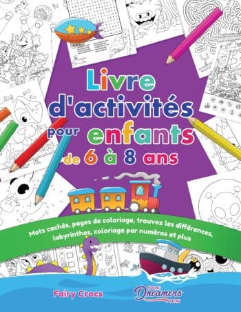 Livre d'activités pour enfants de 6 à 8 ans