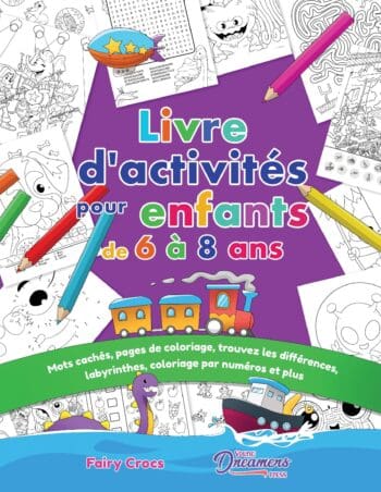 Livre d'activités pour enfants de 6 à 8 ans