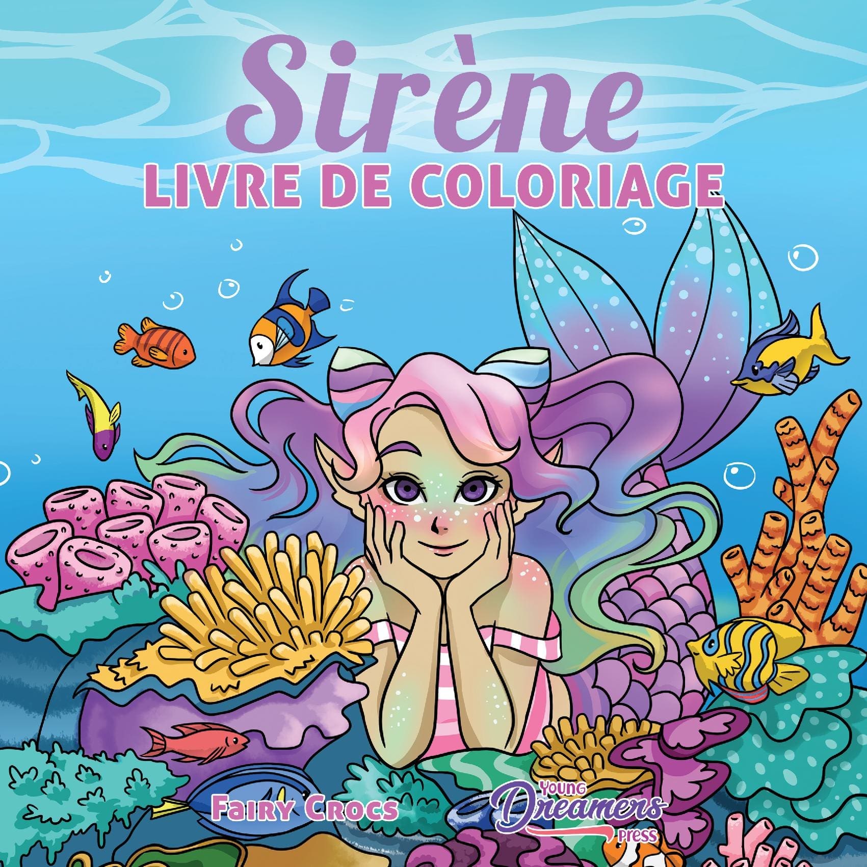 Sirène livre de coloriage