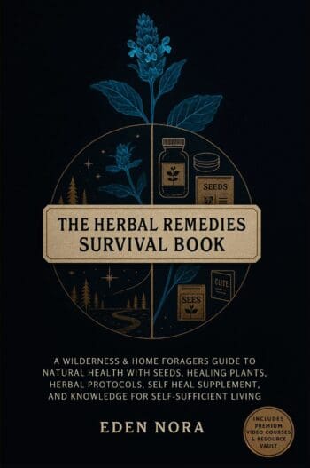 The Herbal Remedies Survival Book: A Wilderness & Home Foragers Guide to Natural Health with Seeds, Healing Plants, Herbal Protocols, Self Heal Supplement, and Knowledge for Self-Sufficient Living