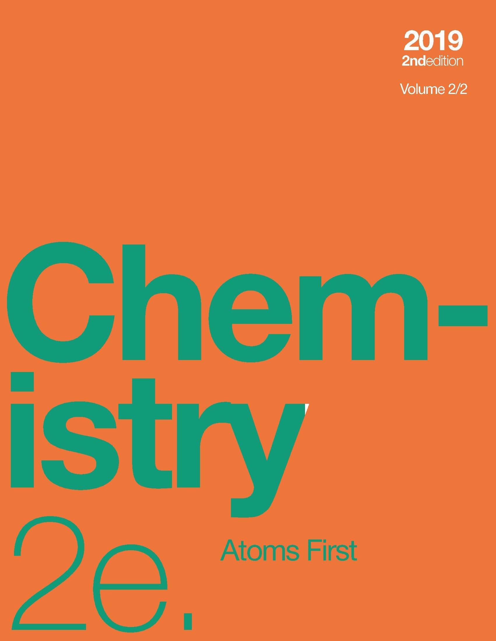 Chemistry: Atoms First 2e, Volume 2/2 (paperback, b&w)