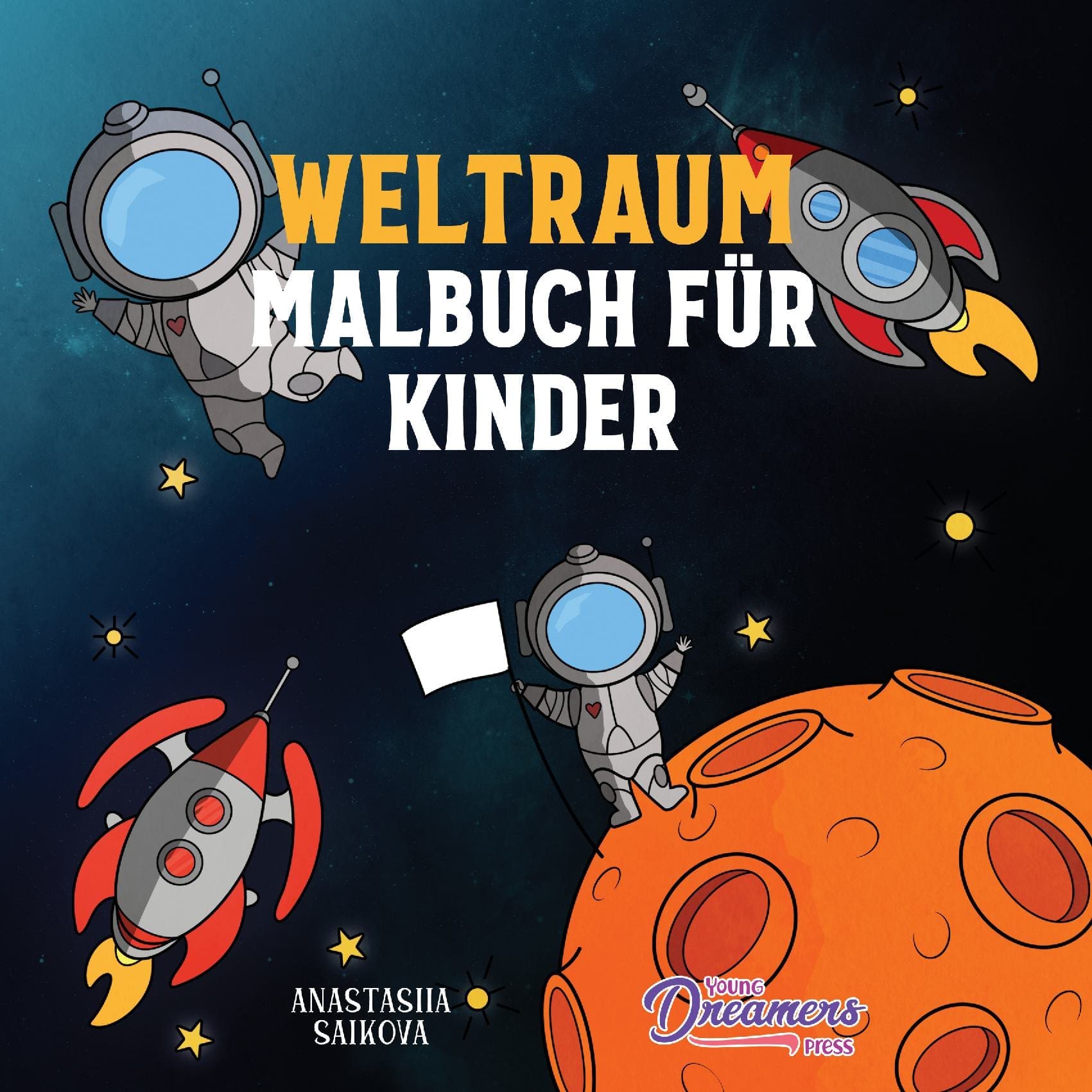 Weltraum Malbuch für Kinder