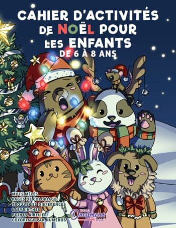 Cahier d'activités de Noël pour les enfants de 6 à 8 ans