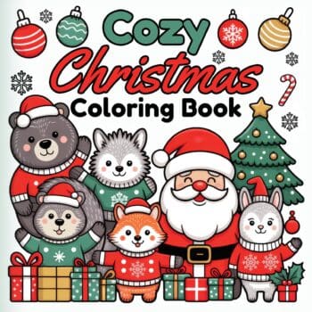 Cozy Christmas Coloring Book