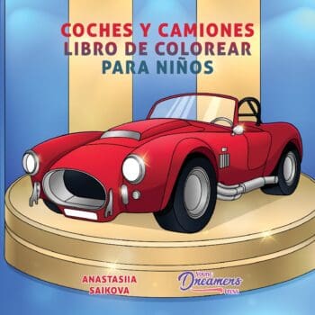 Coches y camiones libro de colorear para niños