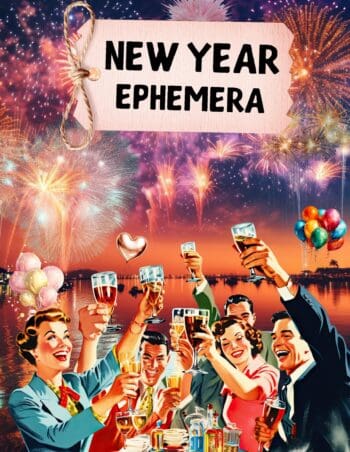 New Year Ephemera Book