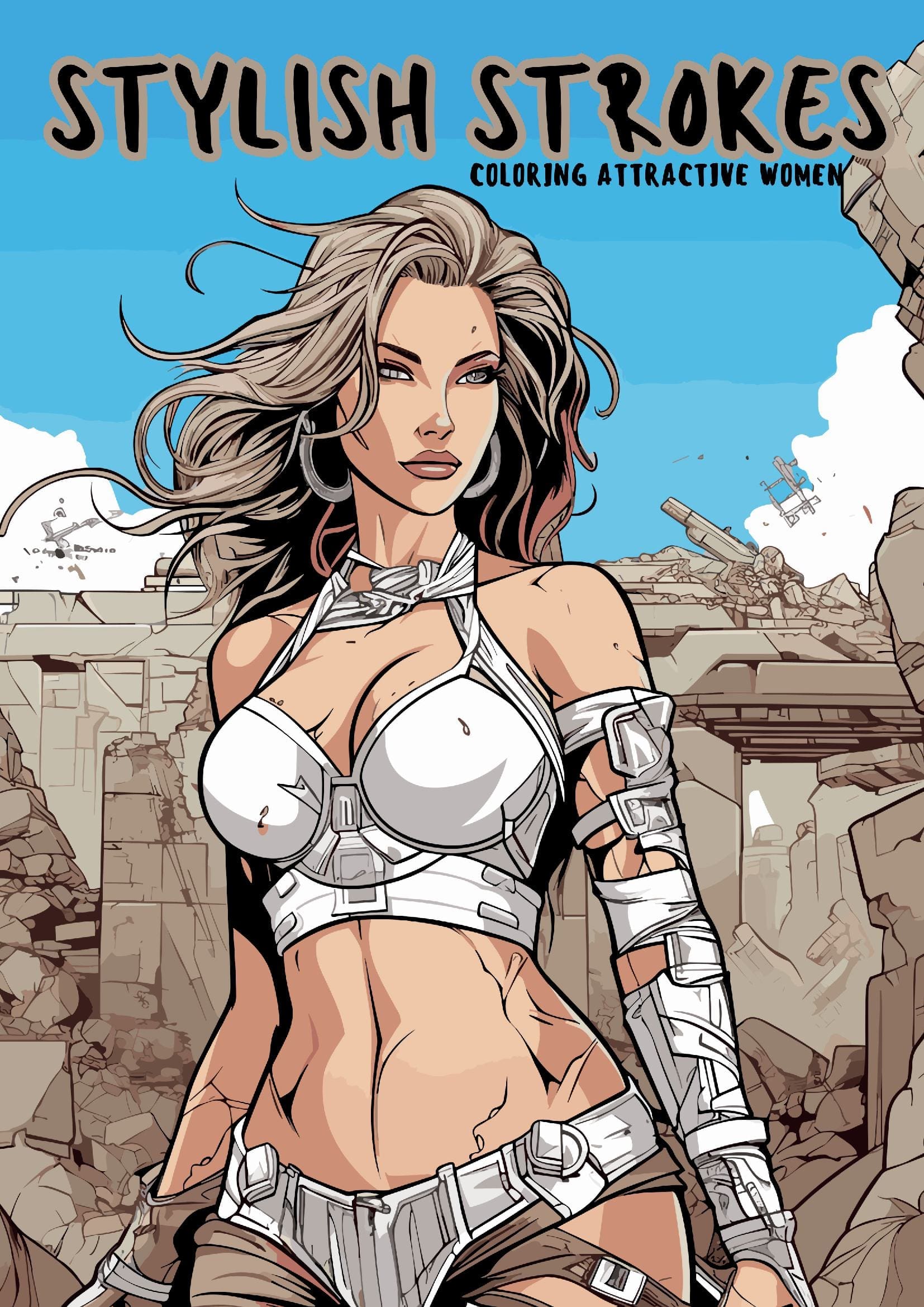 STYLISH STROKES - COLORING ATTRACTIVE WOMEN