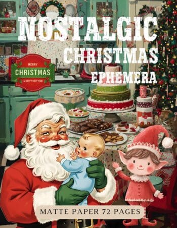 Nostalgic Christmas Ephemera Book