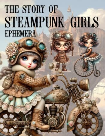 The Story of Steampunk Girls Ephemera Book