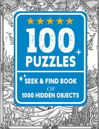 100 Puzzles Seek and Find Book