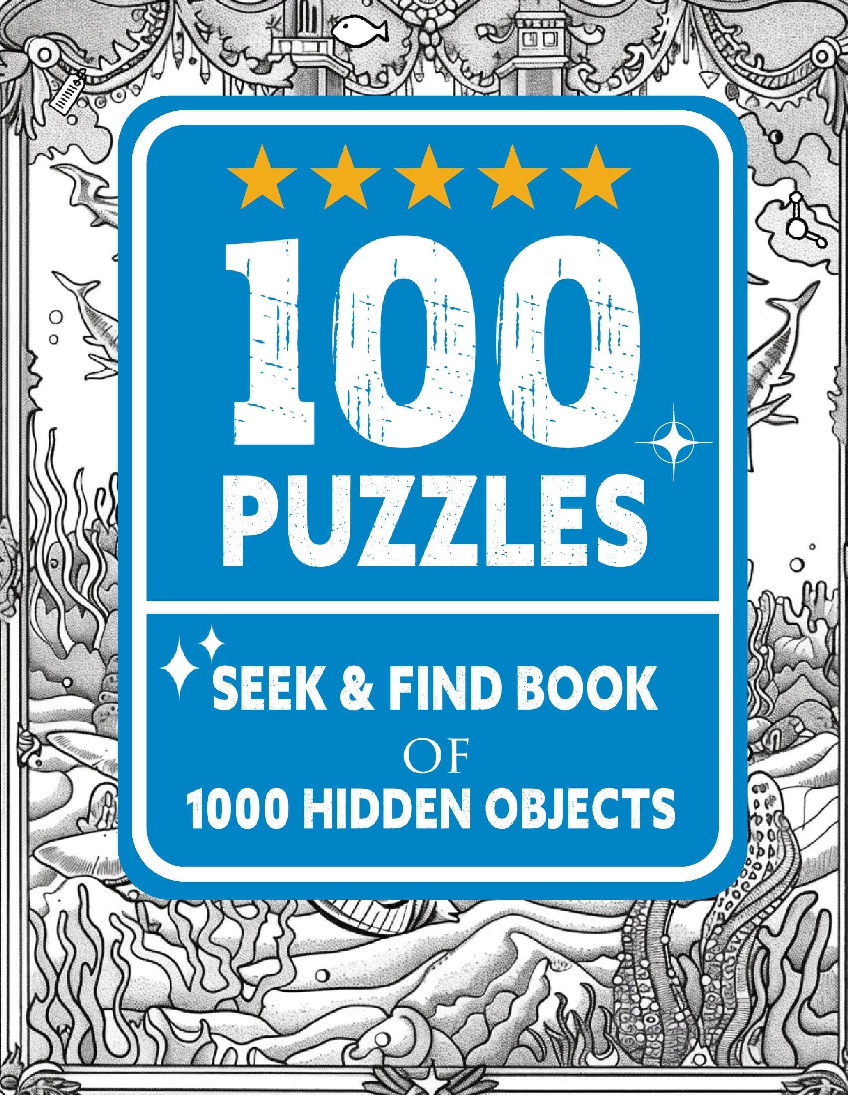 100 Puzzles Seek and Find Book