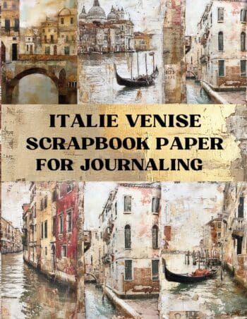 Italie Venise Scrapbook Paper