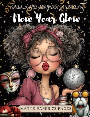 Crafting for Junk Journals New Year Glow Ephemera Book