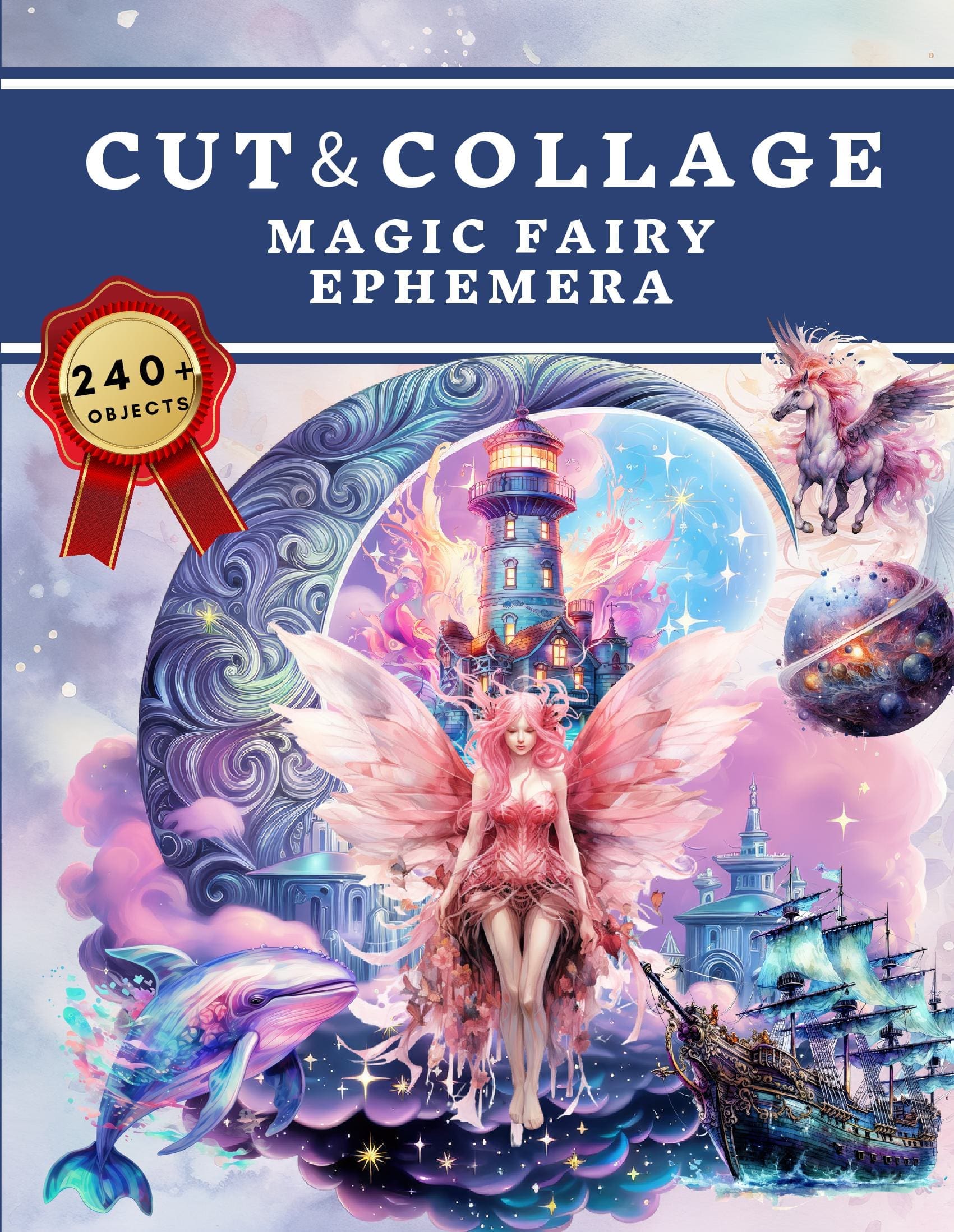 Cut and Collage Magic Fairy Ephemera Book