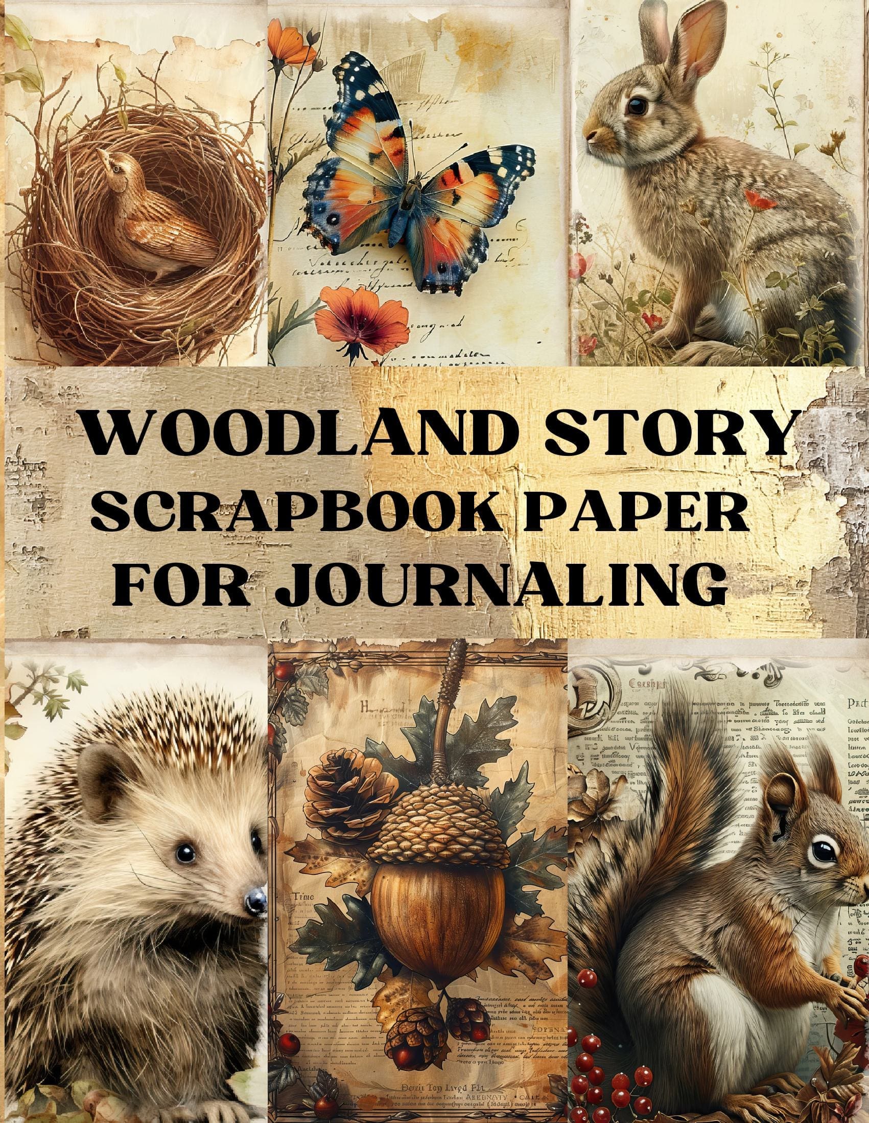 Woodland Story Scrapbook Paper