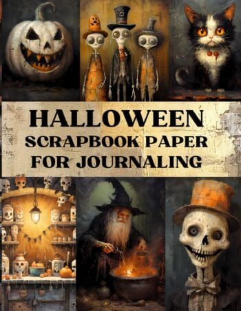 Halloween Scrapbook Paper