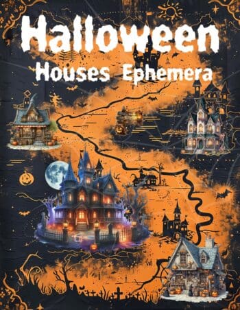 Halloween Houses Ephemera Book