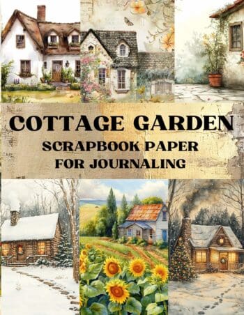 Cottage Garden Scrapbook Paper