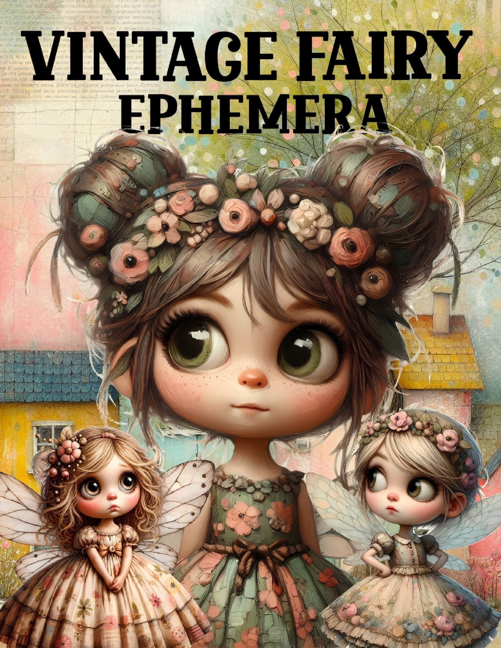 Vintage Fairy Ephemera Book