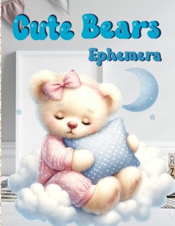 Cute Bears Ephemera Book