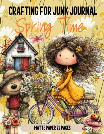 Crafting for Junk Journals Spring Time Ephemera Book