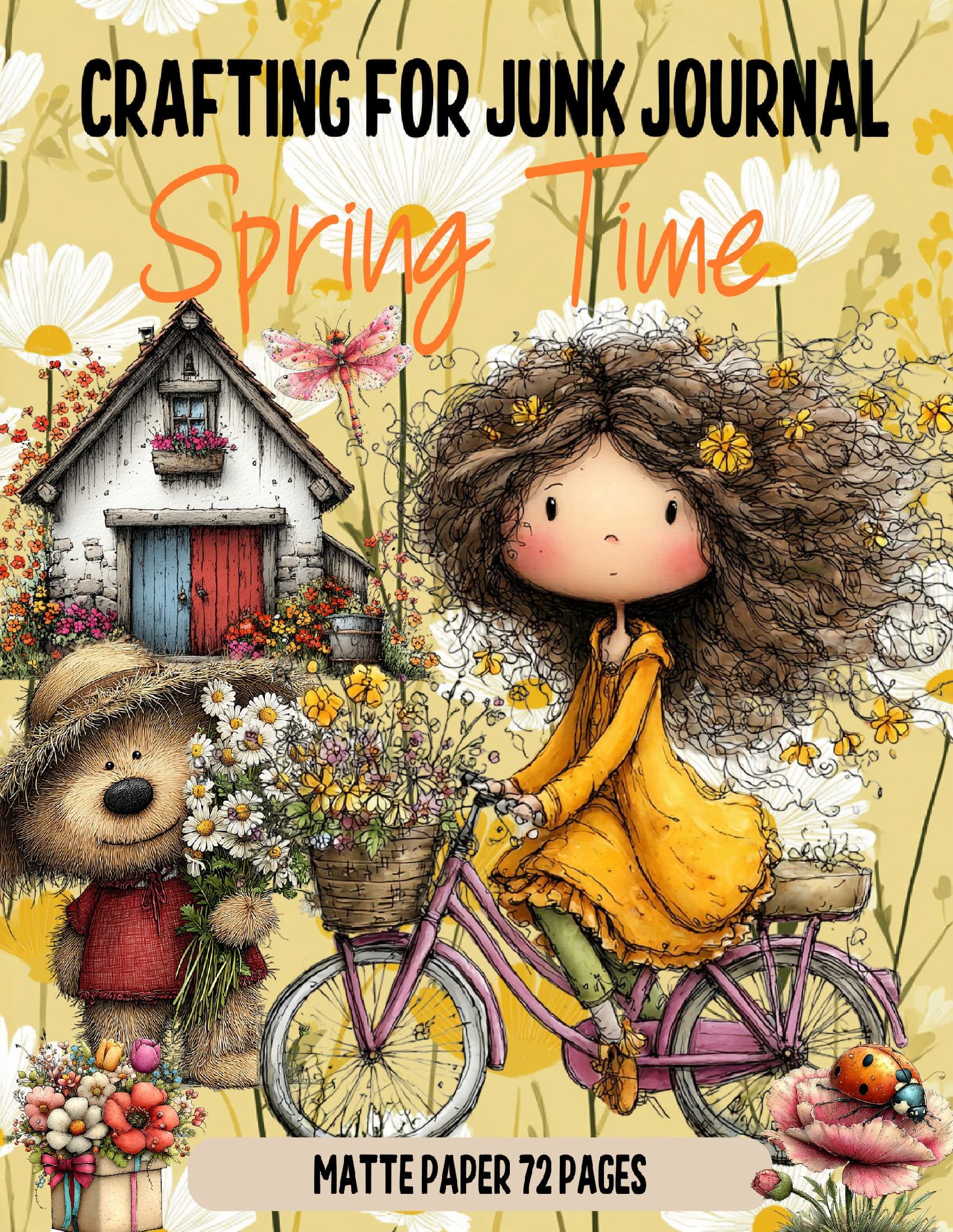 Crafting for Junk Journals Spring Time Ephemera Book