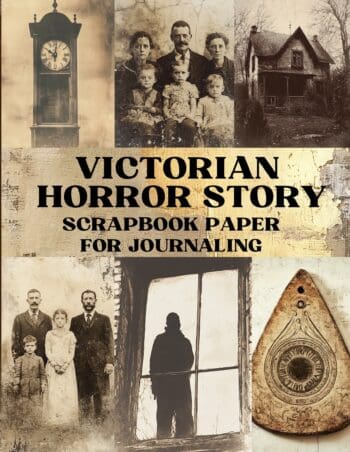 Victorian Horror Story Scrapbook Paper