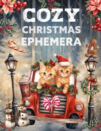 Cozy Christmas Ephemera Book