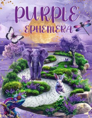 Purple Ephemera Book