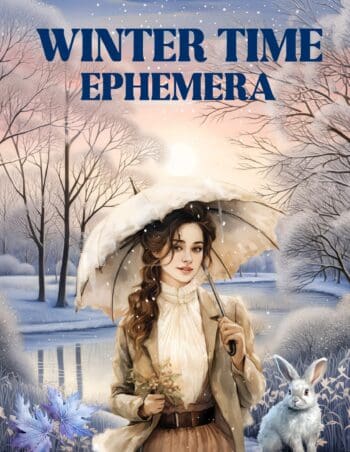 Winter Time Ephemera Book