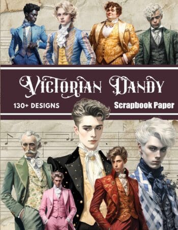 Victorian Dandy Scrapbook Paper