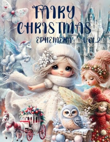 Fairy Christmas Ephemera Book Vol.2