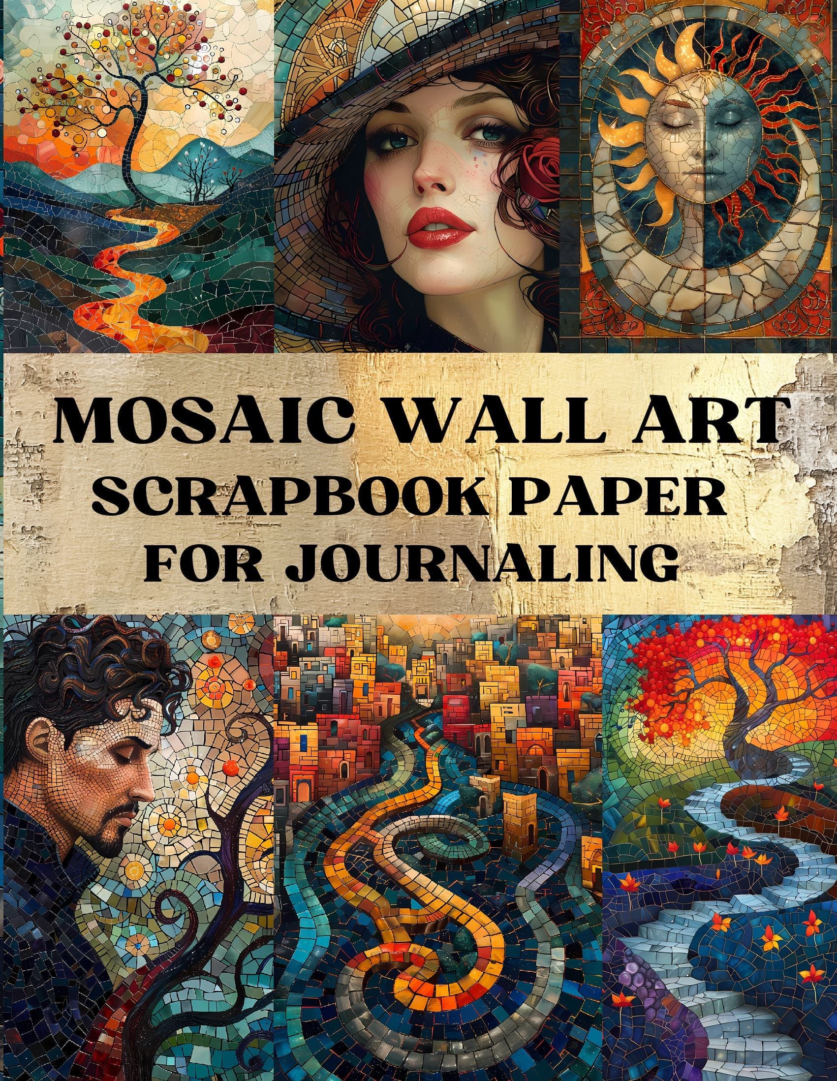 Mosaic Wall Art Scrapbook Paper