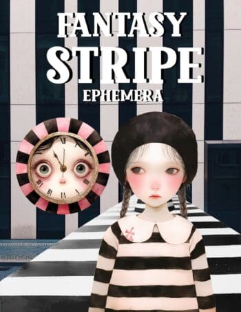 Fantasy Stripe Ephemera Book