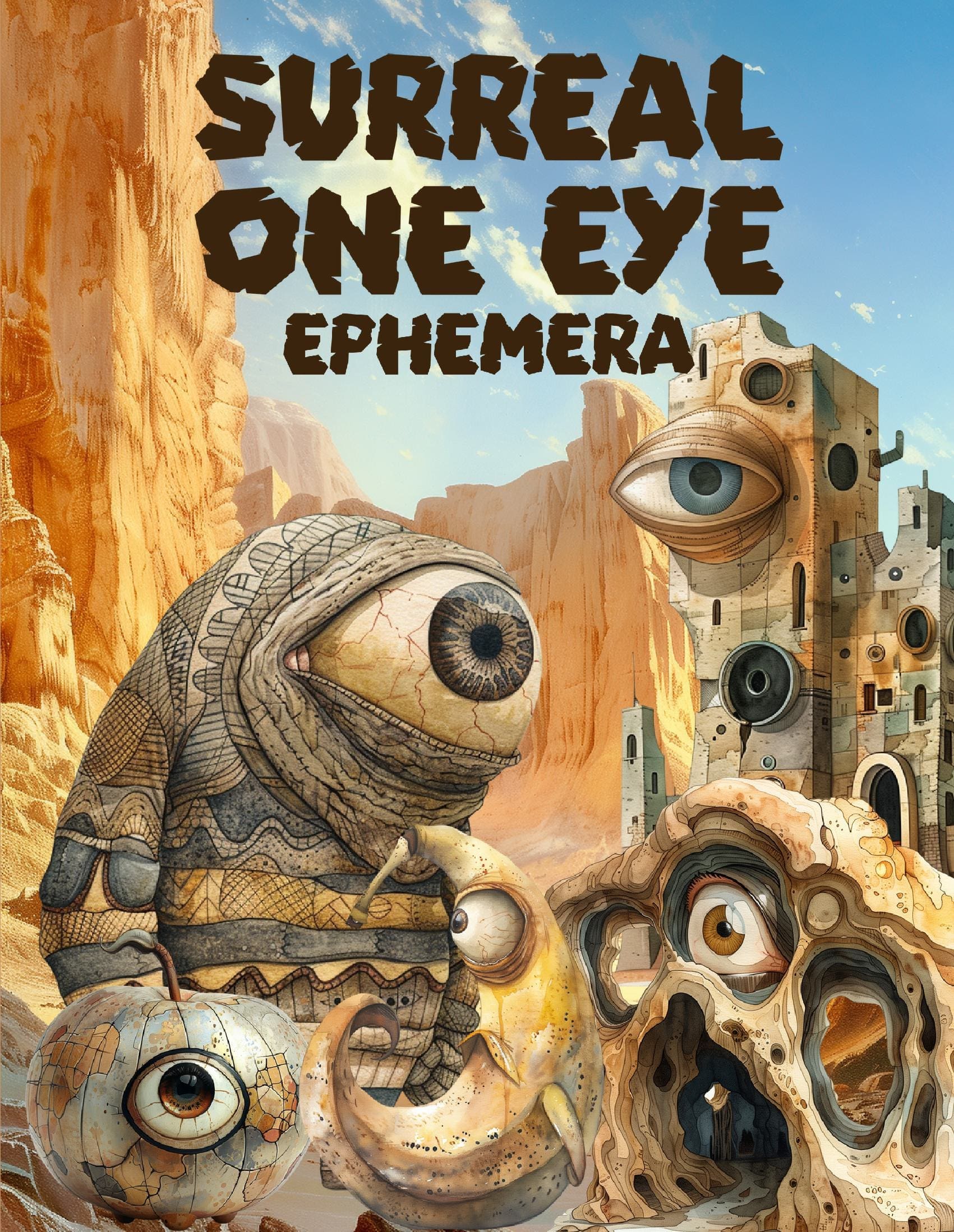 Surreal One Eye Ephemera Book